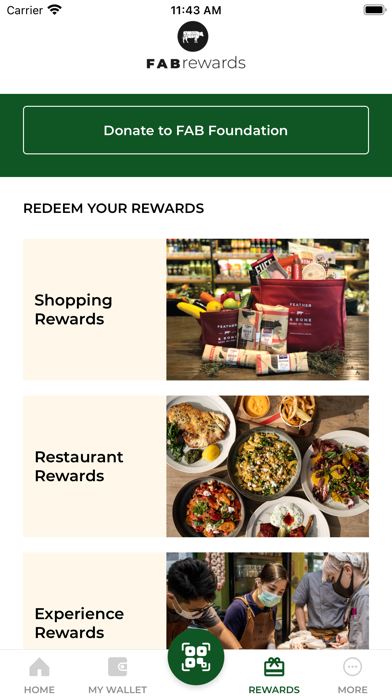 FAB Rewards Screenshot