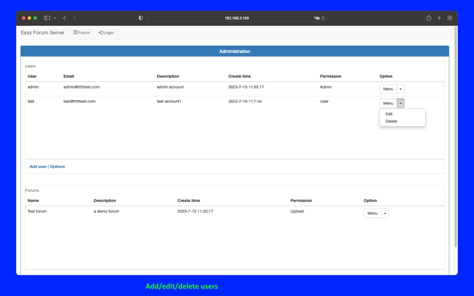#6. Easy Forum Server (macOS) 由: 静俐 张