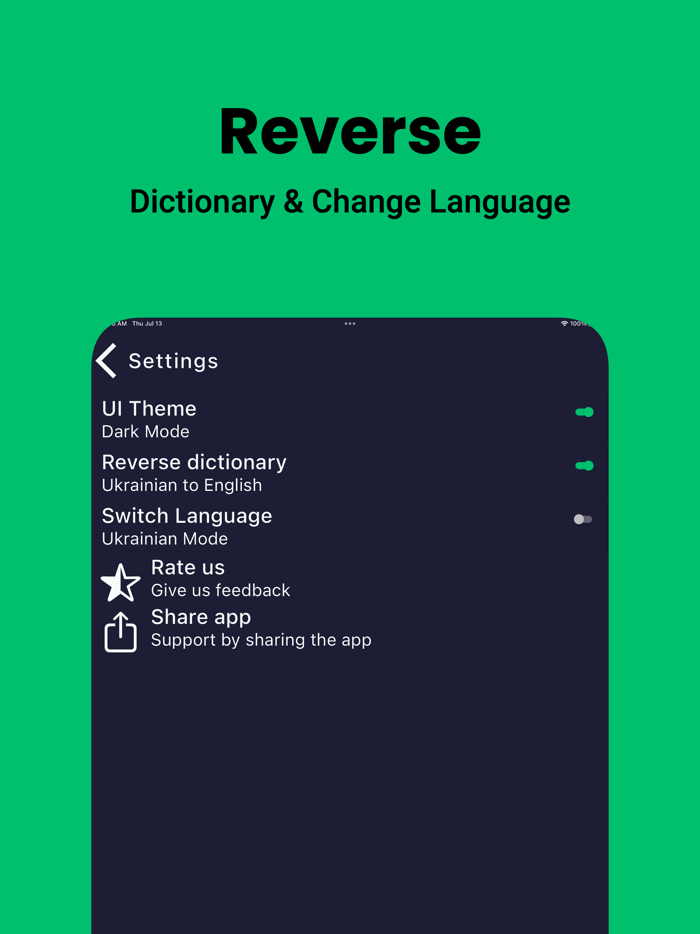 Ukrainian Dictionary Dict Box