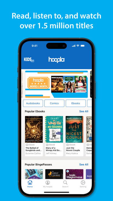 hoopla Digital Screenshot
