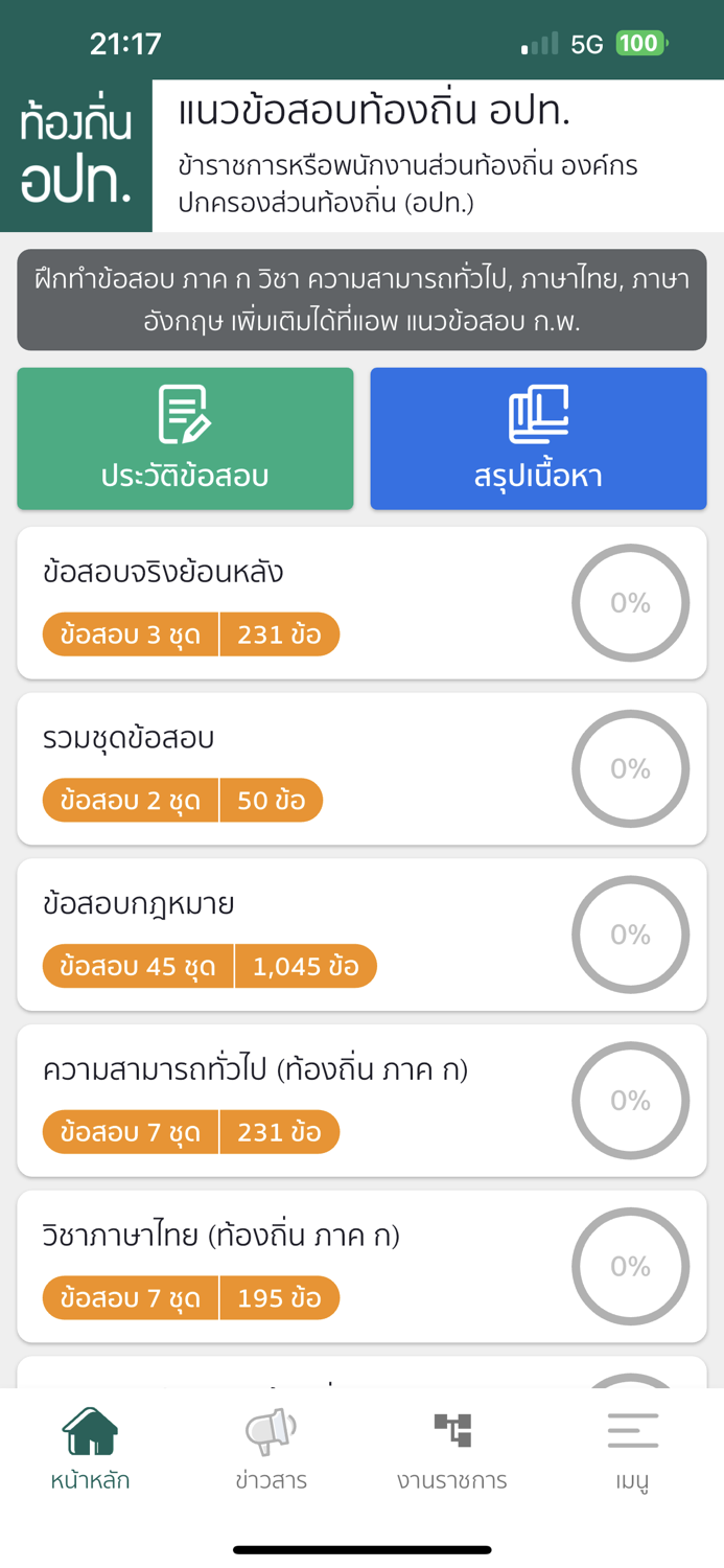 แนวข้อสอบท้องถิ่น อปท.