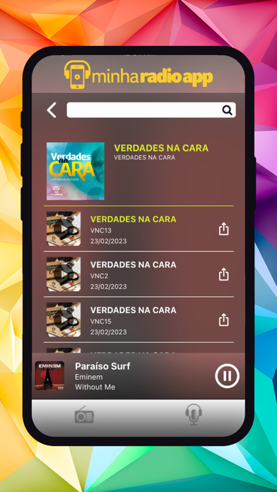 Minha Radio App Screenshot