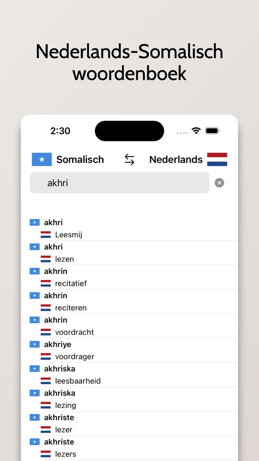 #3. Somalisch-Nederlands (iOS) Podle: FB PUBLISHING LLC