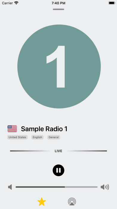 Radio Player Screenshot
