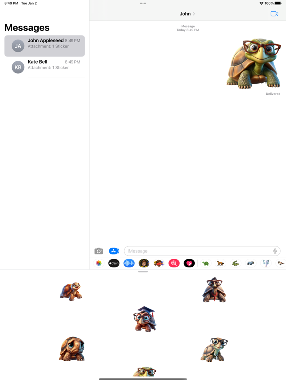 Screenshot #6 pour Tortoise Stickers