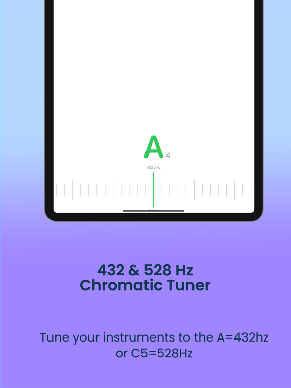 Screenshot #4 pour 432 & 528 Tuner