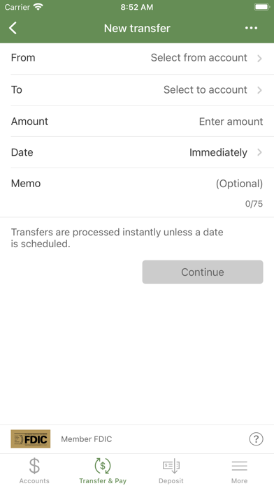 Bank of South Texas Mobile Screenshot