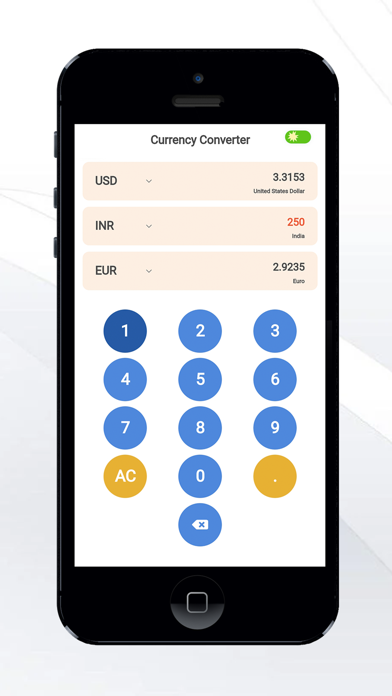 All country currency converter Screenshot