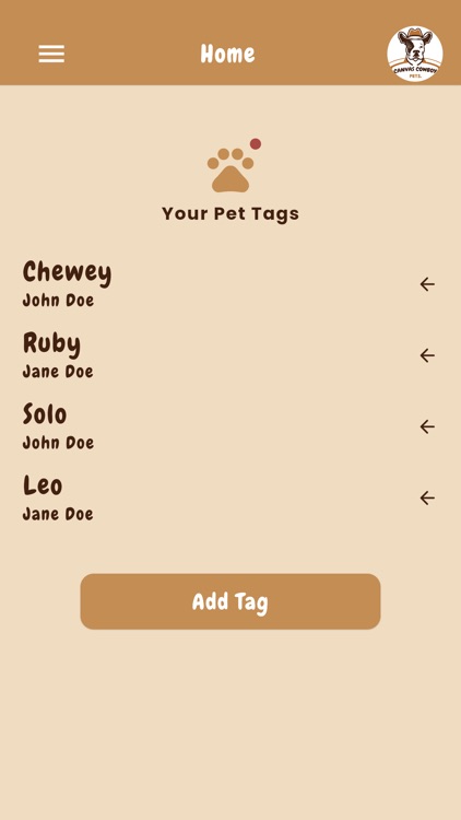 Canvas Cowboy Pet Tracker