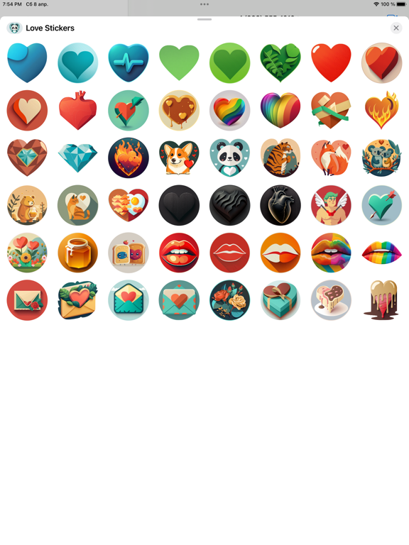 Screenshot #4 pour Big Love Stickers