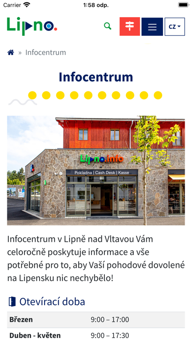 Lipno.info Screenshot