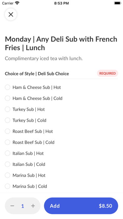 Romano's Italian Cuisine Screenshot