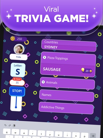 Stop 2 - Word Trivia Gameのおすすめ画像1