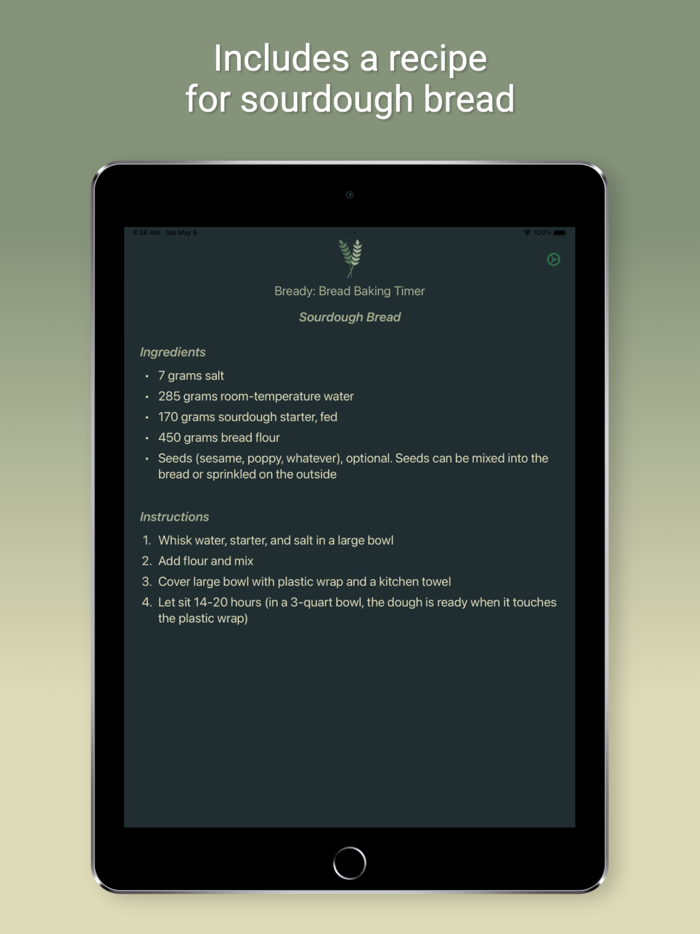 Bready Bread Baking Timer