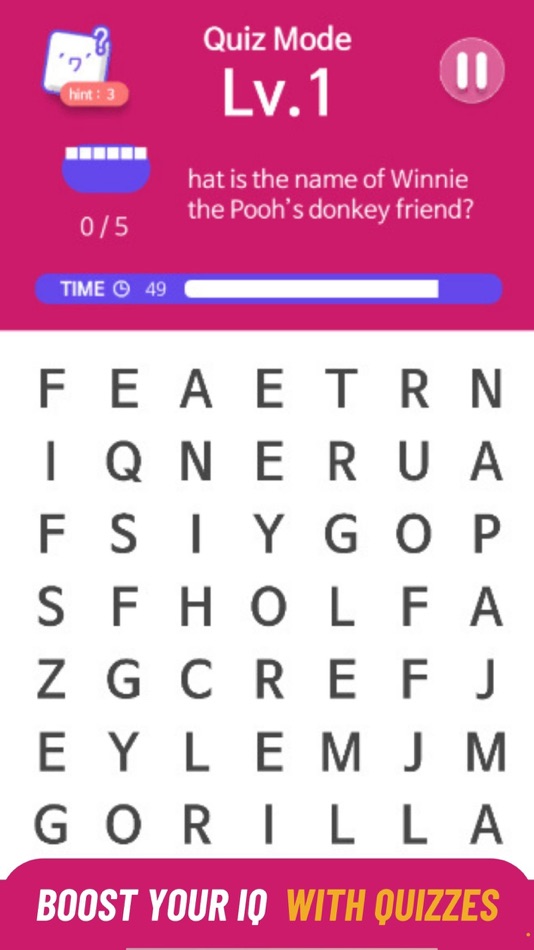 #4. Word Search Finder - Fun Game (iOS) 由: Khalid Jarhder