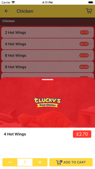 Cluckys Fried Chicken Screenshot