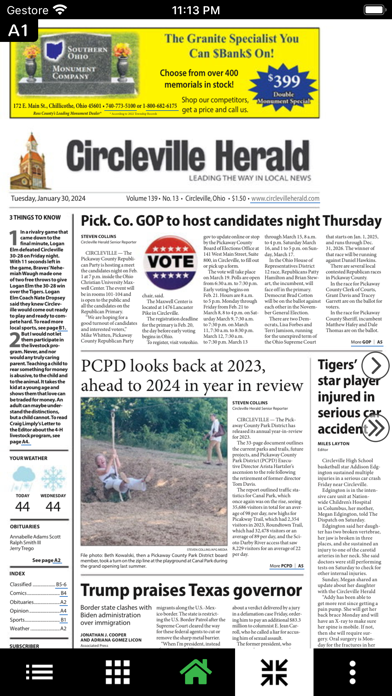 Circleville Herald eEdition Screenshot