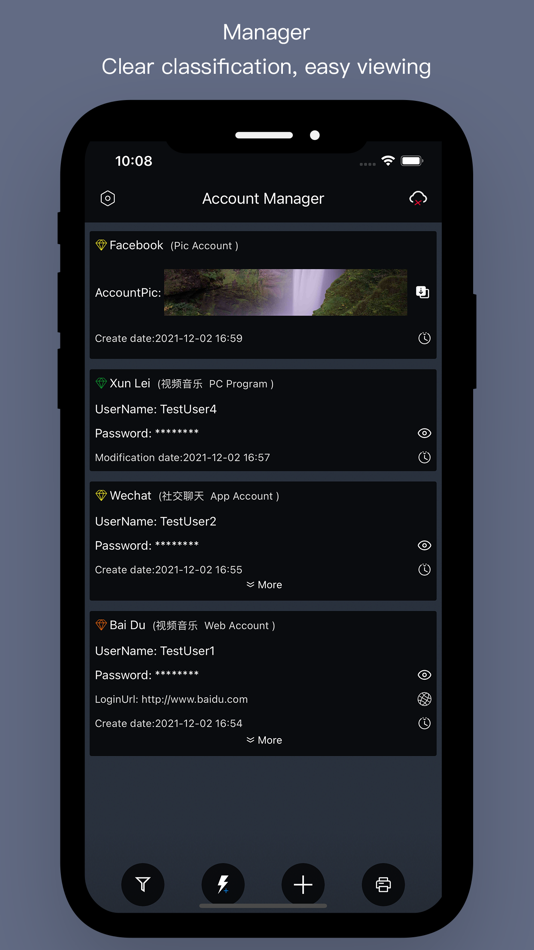 #2. Account Manager-Password (iOS) 게시자: 毅 张