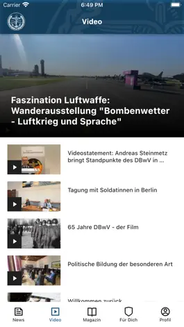Game screenshot DBwV App hack