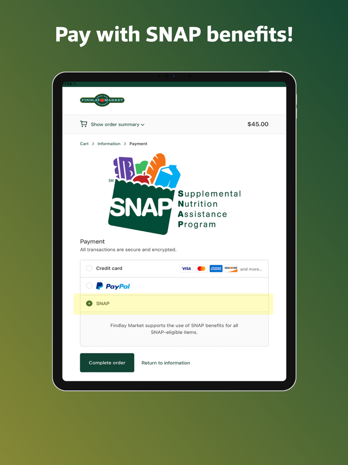 Findlay Market Shopping App
