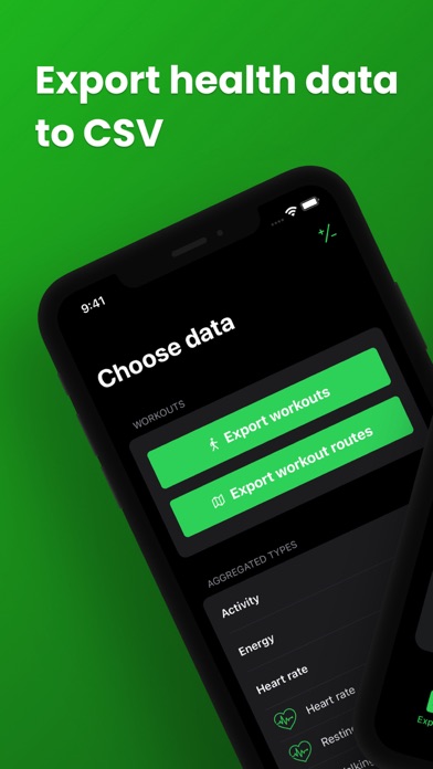 Health Export CSVのおすすめ画像1