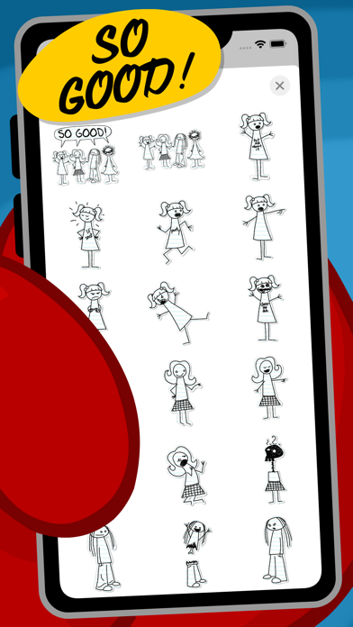 Screenshot #1 pour Teen Girl Squad Stickers