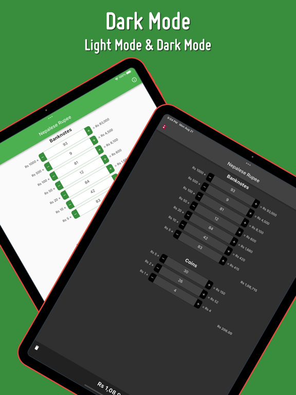 Cash Calculator -Money Counter iPad screenshot 6 - Utilities app