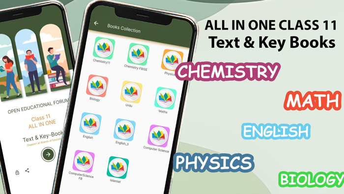 All-in-1 Books and Keys Class 11