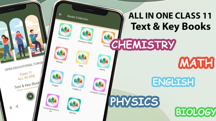All-in-1 Books & Keys Class 11