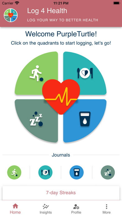 Log 4 Health and Fitness Screenshot