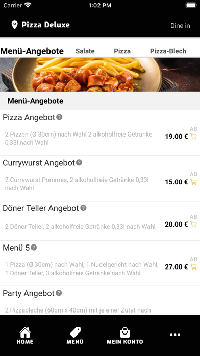 Pizza Deluxe Herne Screenshot
