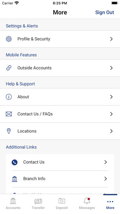 Liberty National Bank Screenshot