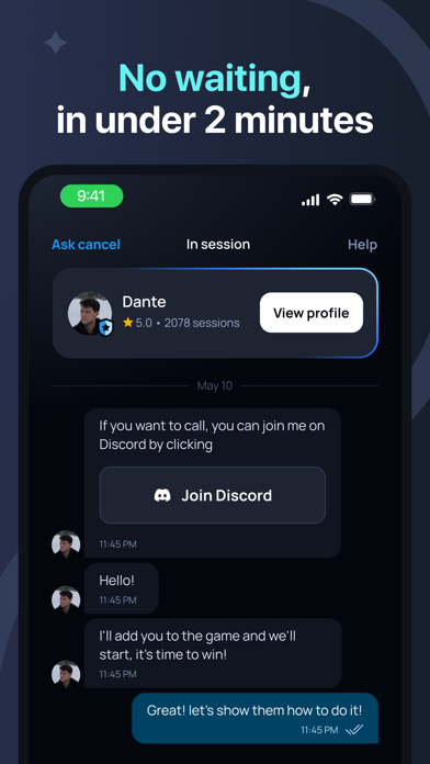 Tapin: Get a Pro Teammate Screenshot