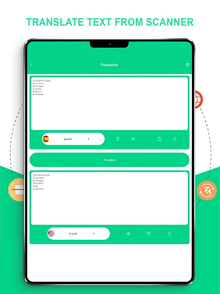 Scan and Translate all Languages