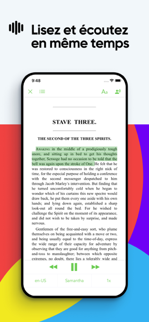 ‎Lecteur de texte pour PDF,EPUB Capture d'écran