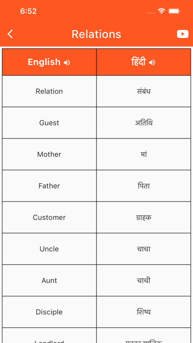 Daily Words English to Hindi Screenshot