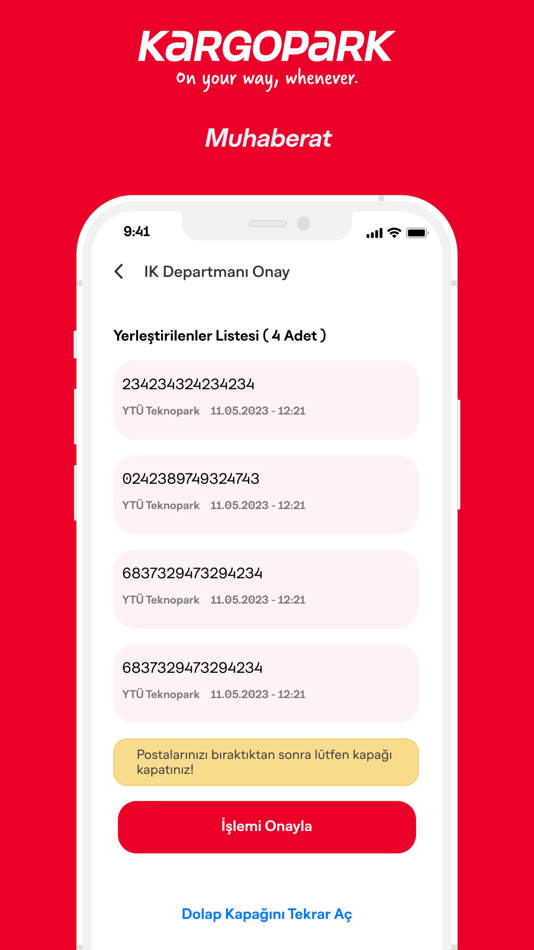 #1. Kargopark - Muhaberat (iOS) Podle: SENKRON BILGISAYAR OTOM LTD.