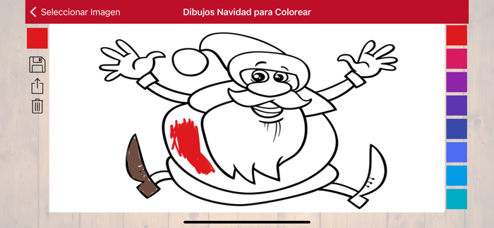 Christmas Coloring Pages Santa