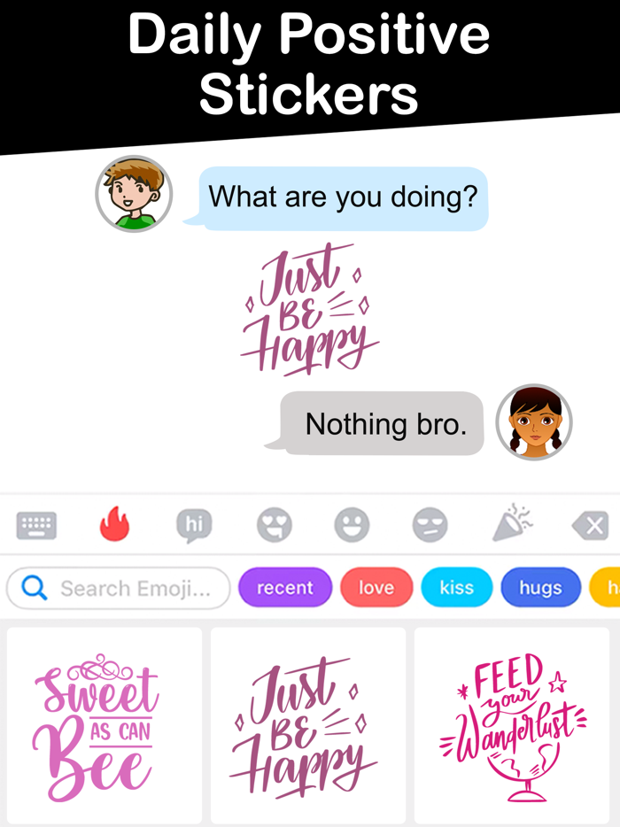 Daily Positive Stickers