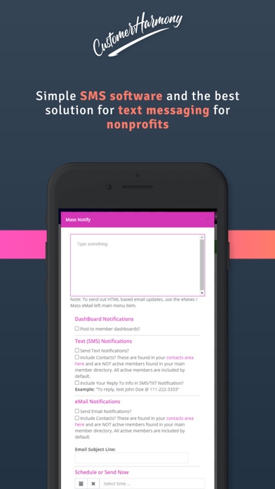 CustomerHarmony Screenshot