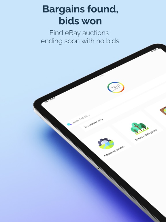 Screenshot #4 pour Zero Bid Finder for eBay