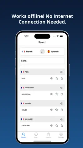 Game screenshot French Spanish Dictionary+ apk