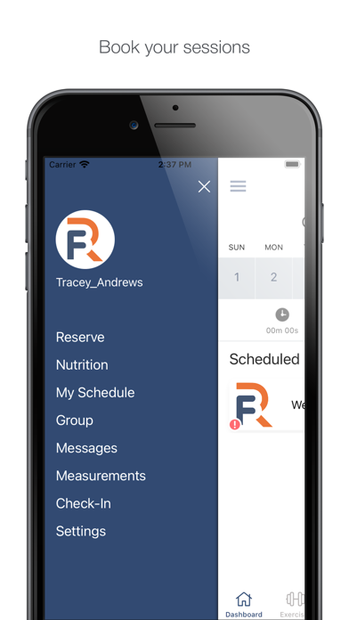 R3 Fitness Screenshot