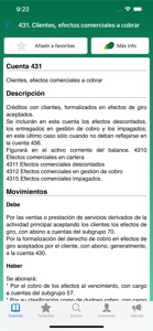 Cuadro de cuentas - PGC screenshot #3 for iPhone