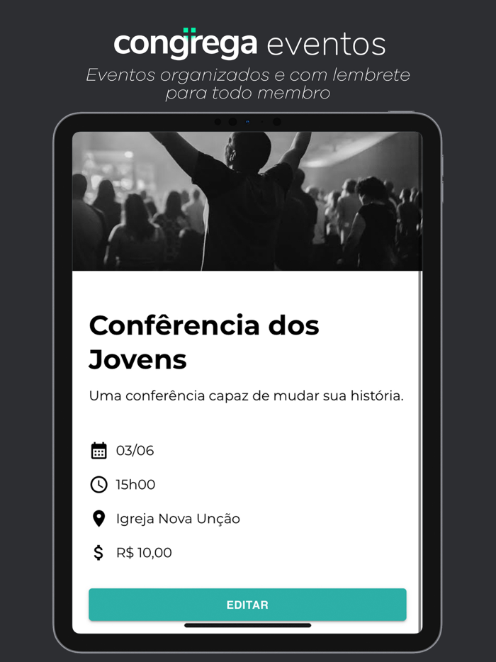 Congrega - Gestão para Igrejas
