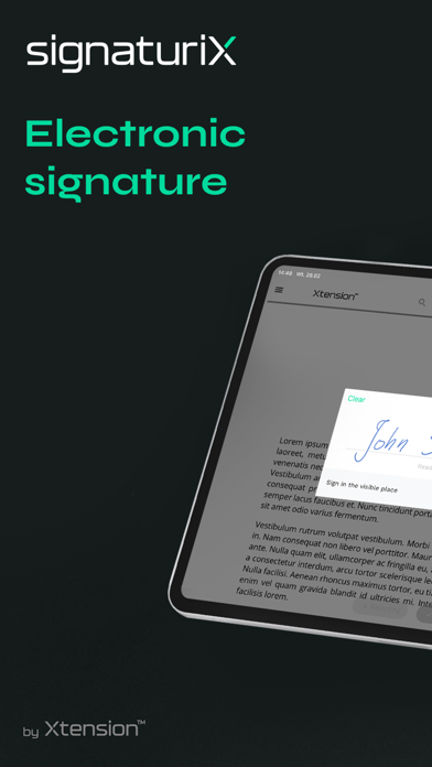 signaturiX Screenshot