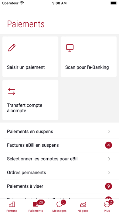 Mobile Banking Banque CEDC Screenshot