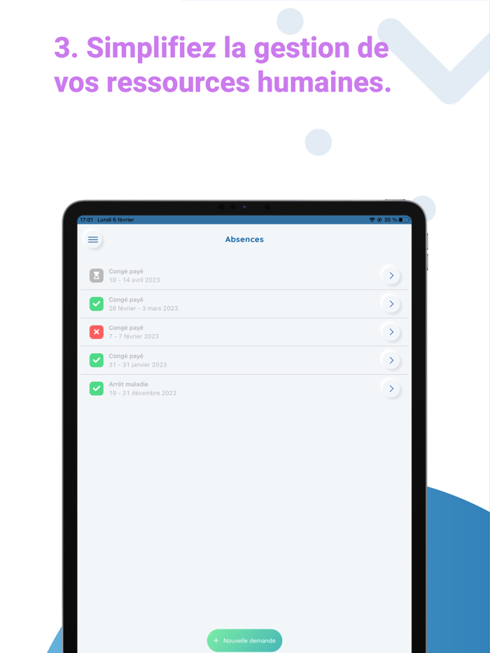 Kizeo Tempo - Badgeuse mobile