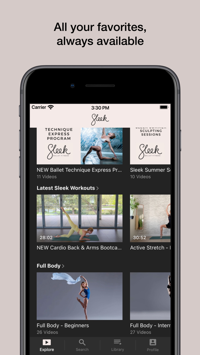 Sleek Ballet Fitness