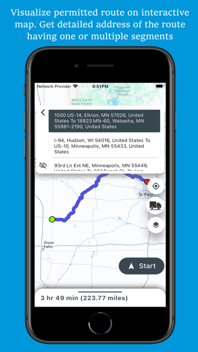 SUPERLOAD Mobile Navigation Screenshot